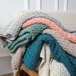blanket Throw Bed knitting Cov Chair bed Sofa inya Bedspread
