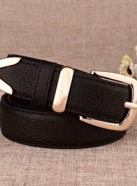 female retro belts women casual belt ladies pin buckle belt