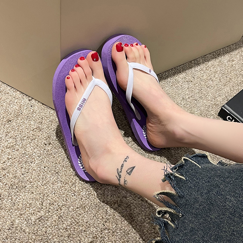 人字拖女夏时尚外穿百搭防滑