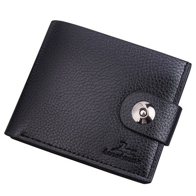 busess casual wallet men short retro wallets le pocket