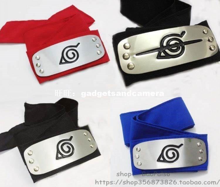 japanese anime naruto headband leaf village logo