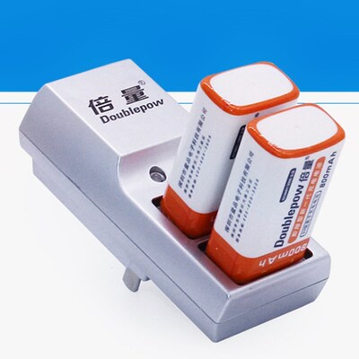 Doublepow Two Slots 9V Battery Charger DP-K19 Full matic Sto