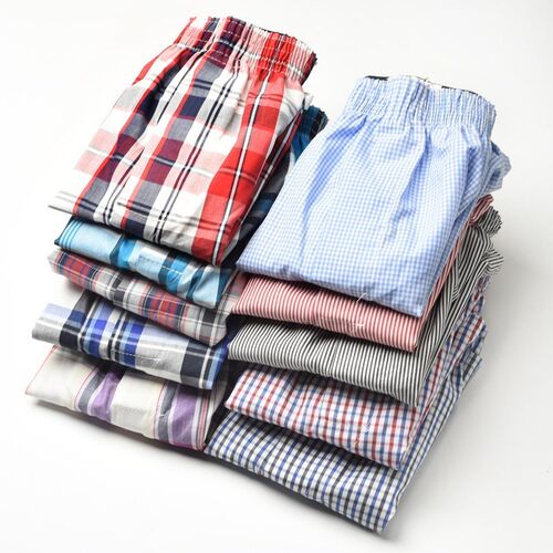 men cotton boxer underwear loosehome shorts 男内裤短裤阿罗裤