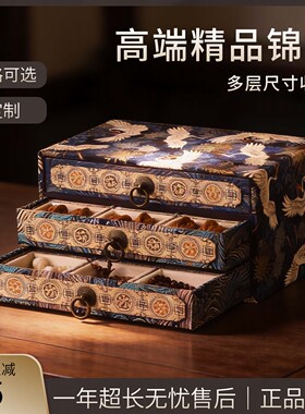 和田串唐卡玉器核桃古玩抽屉收纳