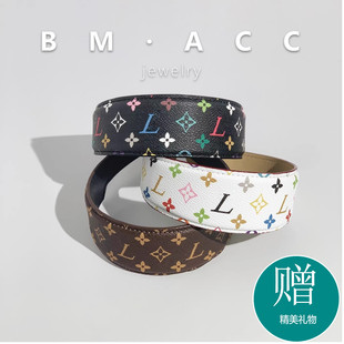 2025新款高品质复古老fa宽边发箍精致轻奢高级感头饰高端发饰头箍