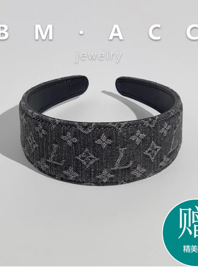 2025新款高品质复古老fa宽边发箍精致轻奢高级感头饰高端发饰头箍