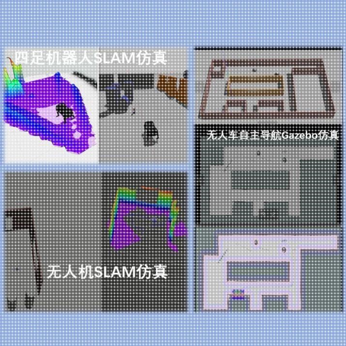 视觉SLAM/Lidar SLAM/VIO/LIO/Gazebo仿真/无人车自主导航