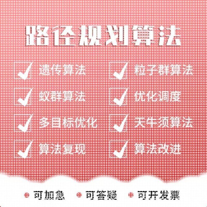 matlab路径规划遗传算法代编车辆调度多目标优化粒子群算法改进