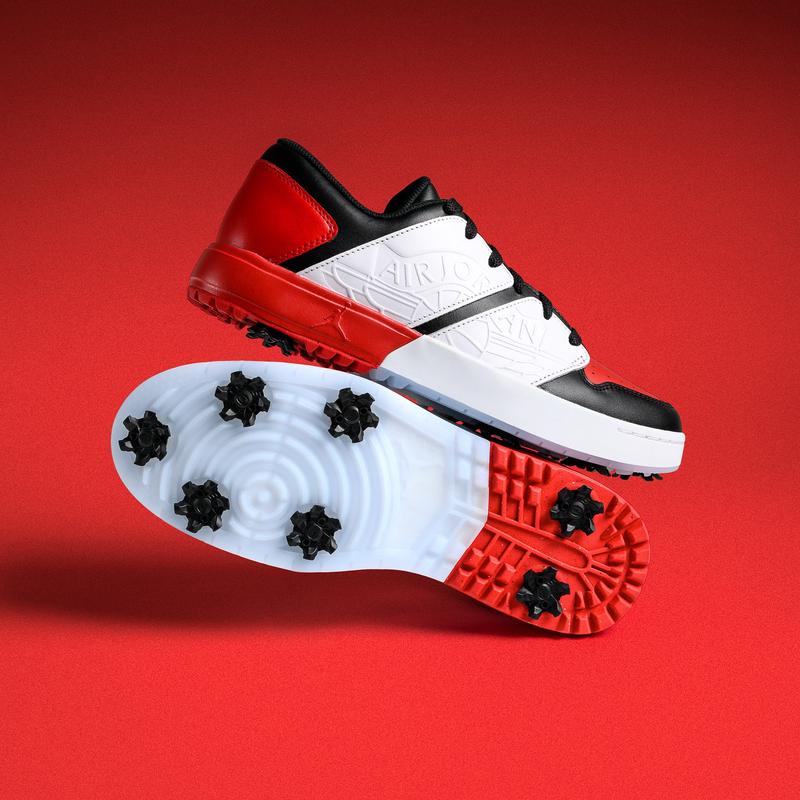 正品Jordan Nu Retro 1 Low 男女新款活钉高尔夫球鞋运动鞋