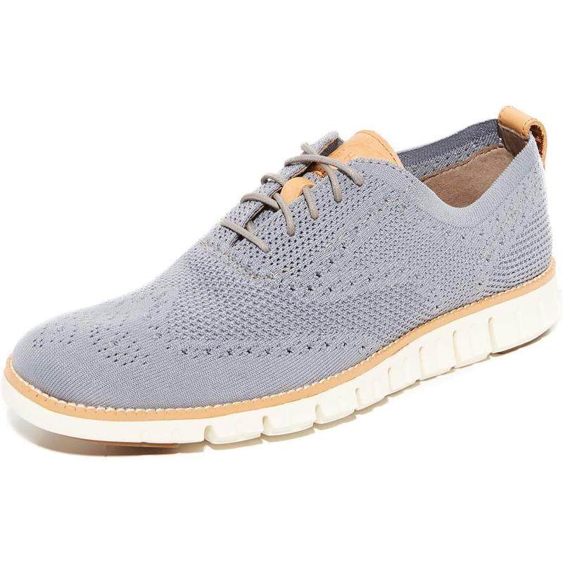 代购Cole Haan男士牛津鞋透气轻便软底舒适系带针织鞋面透气孔,流行男鞋,休闲皮鞋,淘宝优惠券,粉丝福利购,淘宝优惠卷