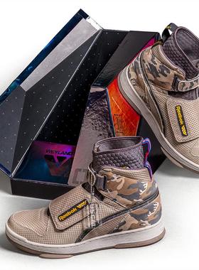 代购代购锐步 Reebok U.S.C.M. BUG STOMPER 异形联名迷彩高帮板