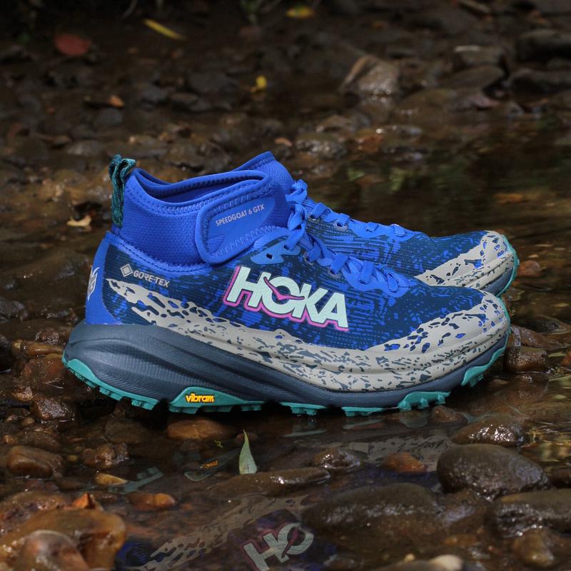 代购代购正品HOKA ONE ONE Speedgoat 6 Mid GTX防水耐磨男士户
