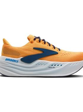 代购Brooks布鲁克斯男士跑步鞋缓震透气支撑回弹橙色蓝色白色