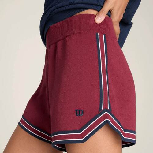 代购Wilson女士运动网球短裤透气舒适速干针织短裤Sweater Short