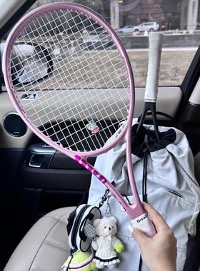 代购WILSON Pro Staff 97威尔胜定制款Kitty粉色比赛训练网球拍