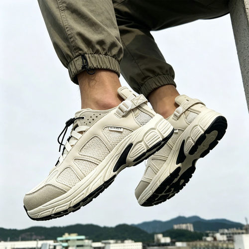 W超轻减震透气防滑耐磨男休闲鞋