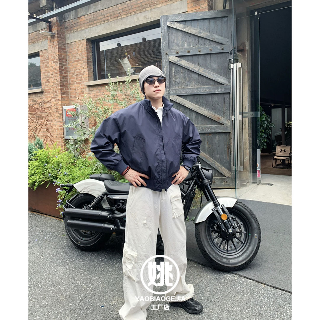 W显高神器 90%白鸭绒美式飞行员男cleanfit高级感痞帅短款羽绒服