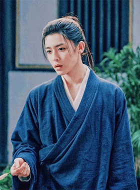莎米希道士服装男异人之下王也道袍外套年轻人太极服新中式装中国