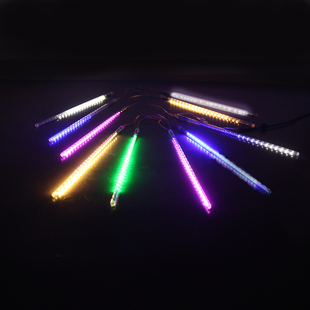 太阳能流星管户外阳台庭院道路流星管浪漫节日氛围挂树上的装饰灯