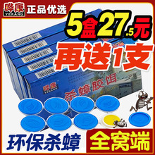 晔康蟑螂药贴全窝端强效家用非无毒哗康杀蟑胶饵大小通杀灭蟑神器