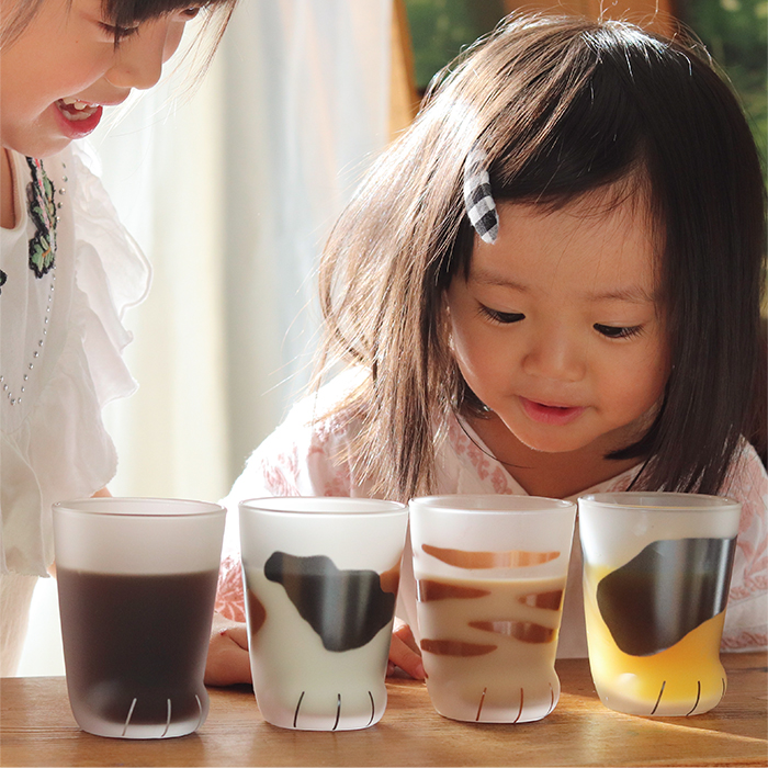 可爱猫爪杯创意玻璃杯石冢硝子