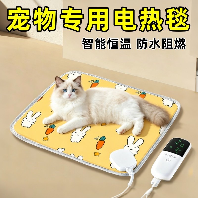 宠物电热毯冬天保暖取暖器猫狗窝防咬电褥子猫狗狗专用恒温加热垫图片