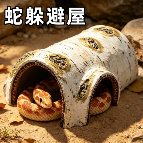 桦木蛇缸造景躲避屋热销