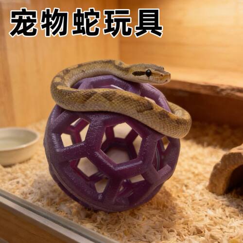 蛇爬宠造景镂空洞洞球玩具