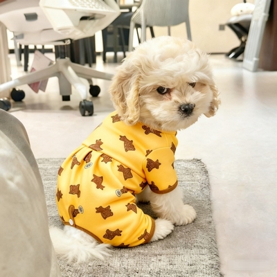 包肚子狗衣服冬装四脚衣狗狗睡衣宠物中小型犬博美泰迪柯基护肚衣