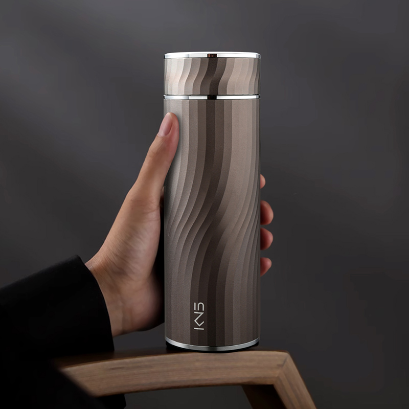 郑匠骨瓷内胆高档商务保温杯