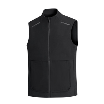 春季新款男士薄款马甲男双拼色小立领坎肩无袖外套背心潮