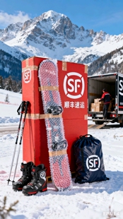 7折顺丰滑雪装备代下单,专业滑雪板、雪杖、靴子打包服务。