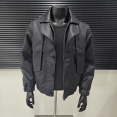 设计感网红皮衣外套男春秋款 上衣 秋装 痞帅机车皮夹克2025新款 男士