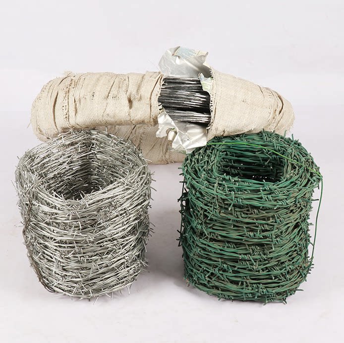 防盗防爬带刺铁丝网钢丝网围墙防锈刀刺丝刺护栏网铁蒺藜双股刺绳