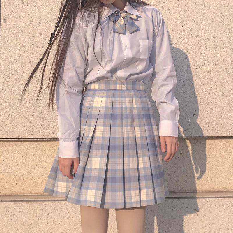 【中牌制服馆】冰淇淋原创正版jk高腰日系正统JK制服半身格纹短裙|ruв категории плесень играть/Аниме/вокруг/cos/настольные игры, Косплей одежды/реквизит/услуги, Косплей женской одежды - от Buy2taobao.com для оказания профессиональной услуги покупки агента Taobao