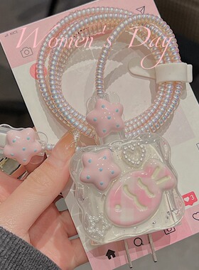 小鱼100w90w数据线保护套适用小米17 15pro充电器红米note14壳k80