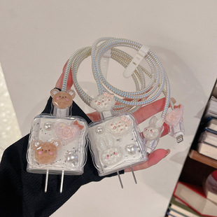 120w数据线保护套s18 44w s17 66w 33w头 x90充电器80w 适用vivo