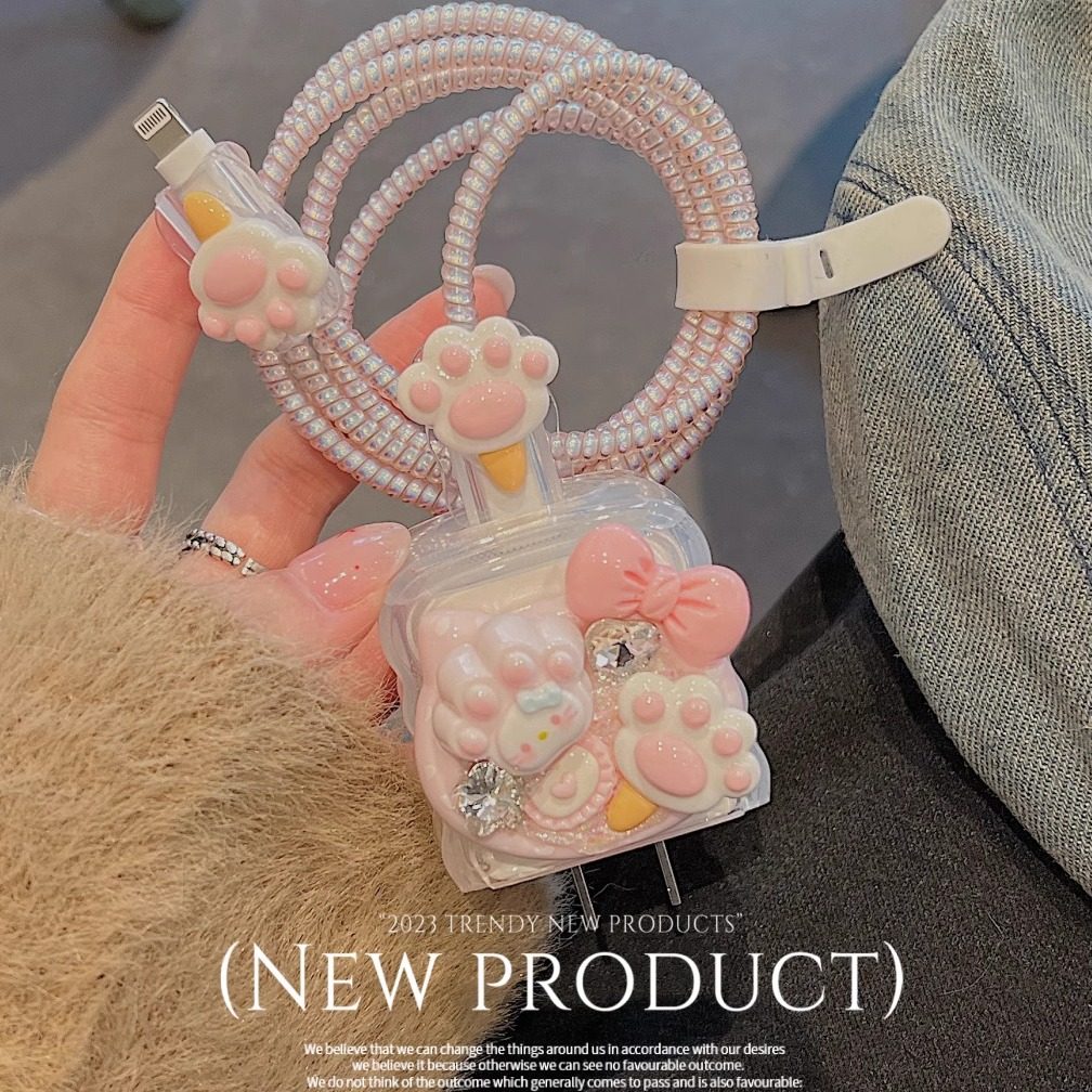 KT猫80w数据线保护套适用opporeno13/12pro/findx8/7充电器壳一加,3C数码配件,充电器保护套,淘宝优惠券,粉丝福利购,淘宝优惠卷