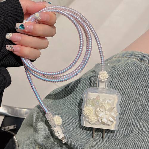 其他充电器保护套玫瑰花