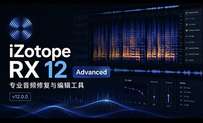izotope RX12高级版支持正版pt 音频修复与编辑工具 支持正版pt