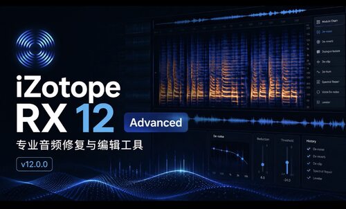 izotope RX12高级版支持正版pt 音频修复与编辑工具 支持正版pt