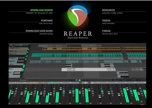 正版Reaper宿主软件官网安装 支持在线更新 稳定不闪退 发授权码