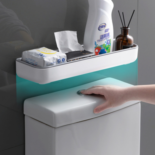 马桶上方置物架卫生间浴室厕所免打孔壁挂马桶水箱后方缝隙收纳架