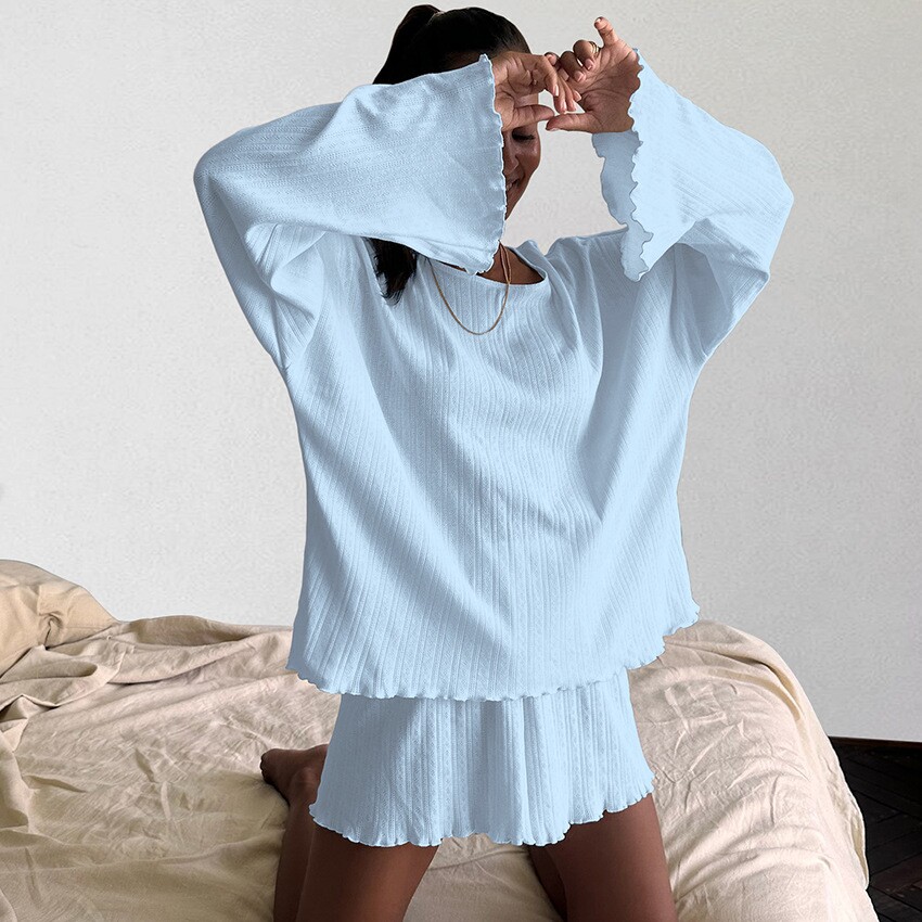Shirtshome欧美纯色圆领
