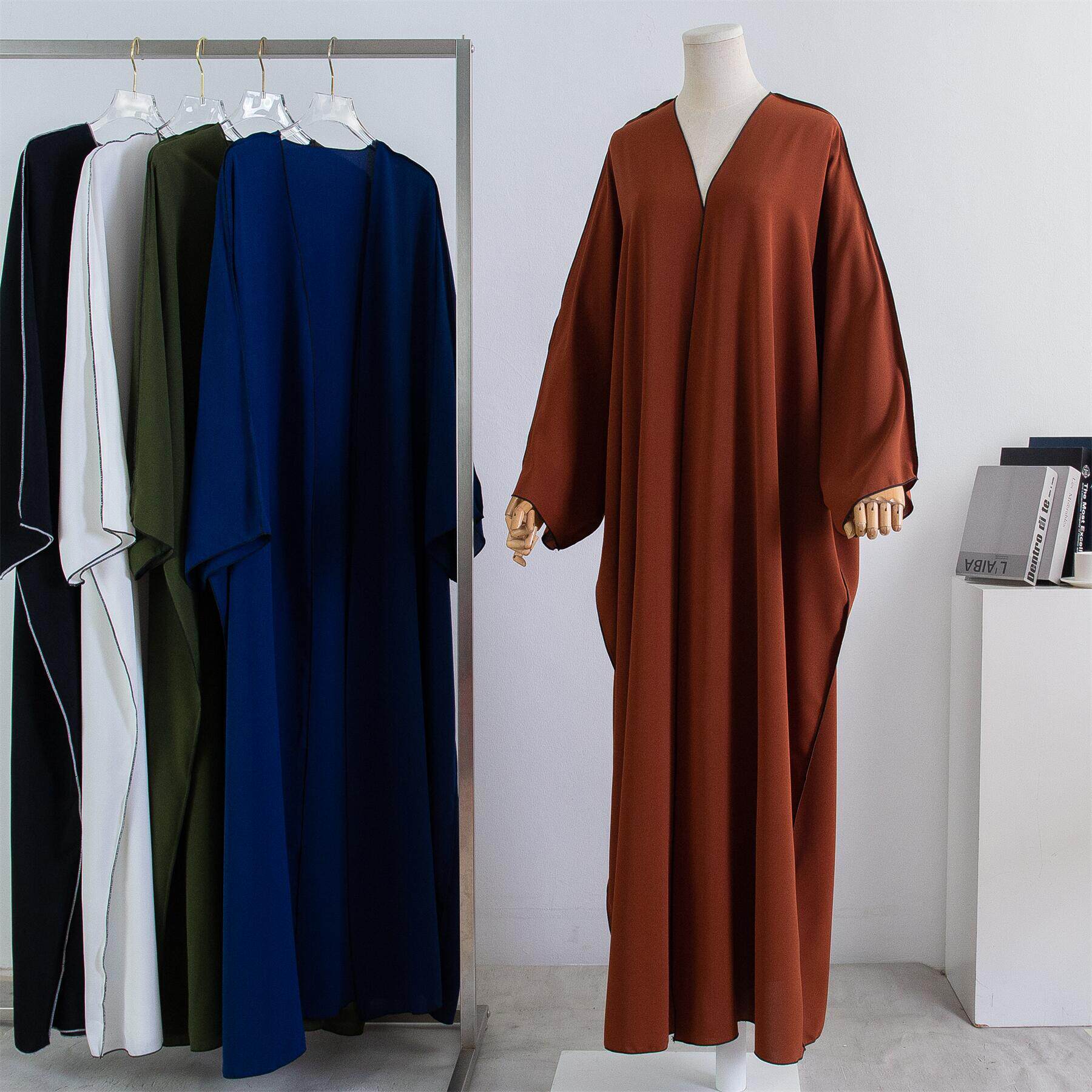 女装休闲开衫大码长袍外披旅游长袍 dress women
