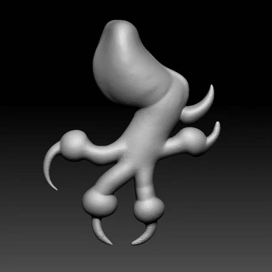 龙爪 五爪 模型 3D精雕图 非实物 STL