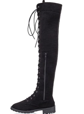2017 over-the-knee lace-up boots ж е н с seem с а п