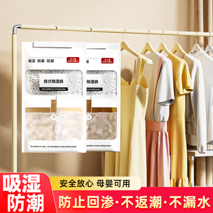 防霉防潮干燥剂衣柜回南天潮室内宿舍学生吸湿盒l 除湿袋可挂式