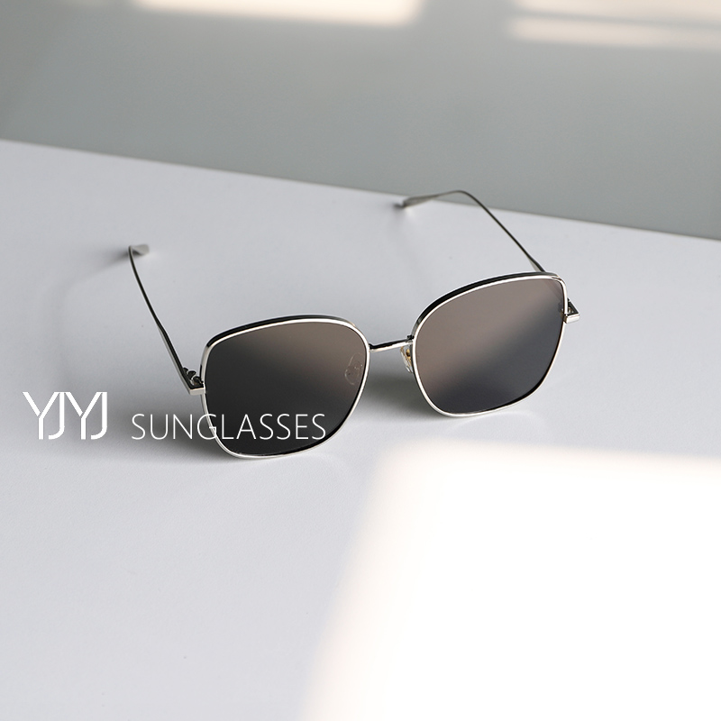 超大方框gm墨镜2023新款圆脸眼镜太阳镜女女大脸 显瘦防紫外线潮