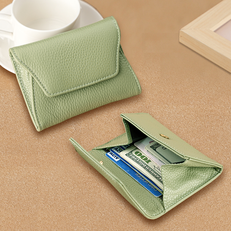 真皮小钱包时尚超薄收纳小众设计